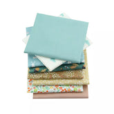 Lot de 8 gros morceaux de tissu à motifs floraux « Lapin de printemps » de CraftsFabrics, 100 % coton